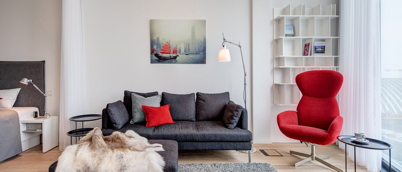 квартира München Nymphenburg 02 гостиная 10429