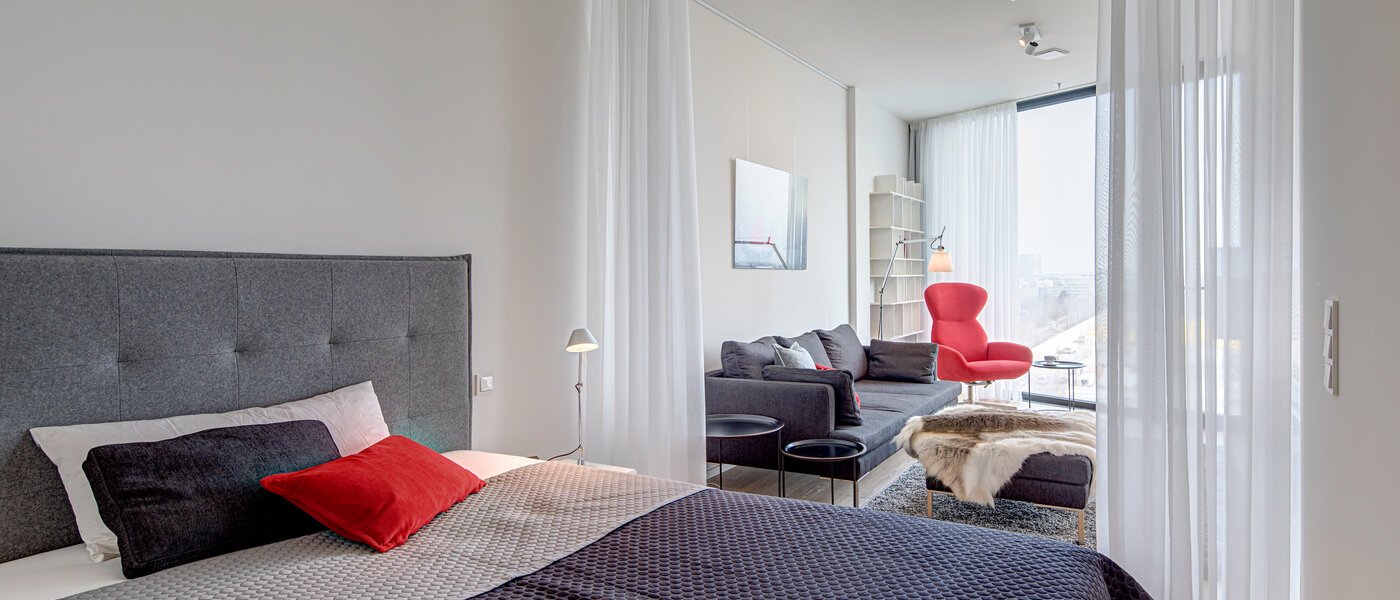 квартира München Nymphenburg 01 спальная 10429