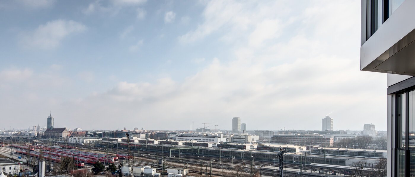 квартира München Nymphenburg 03 вид из окна 10429