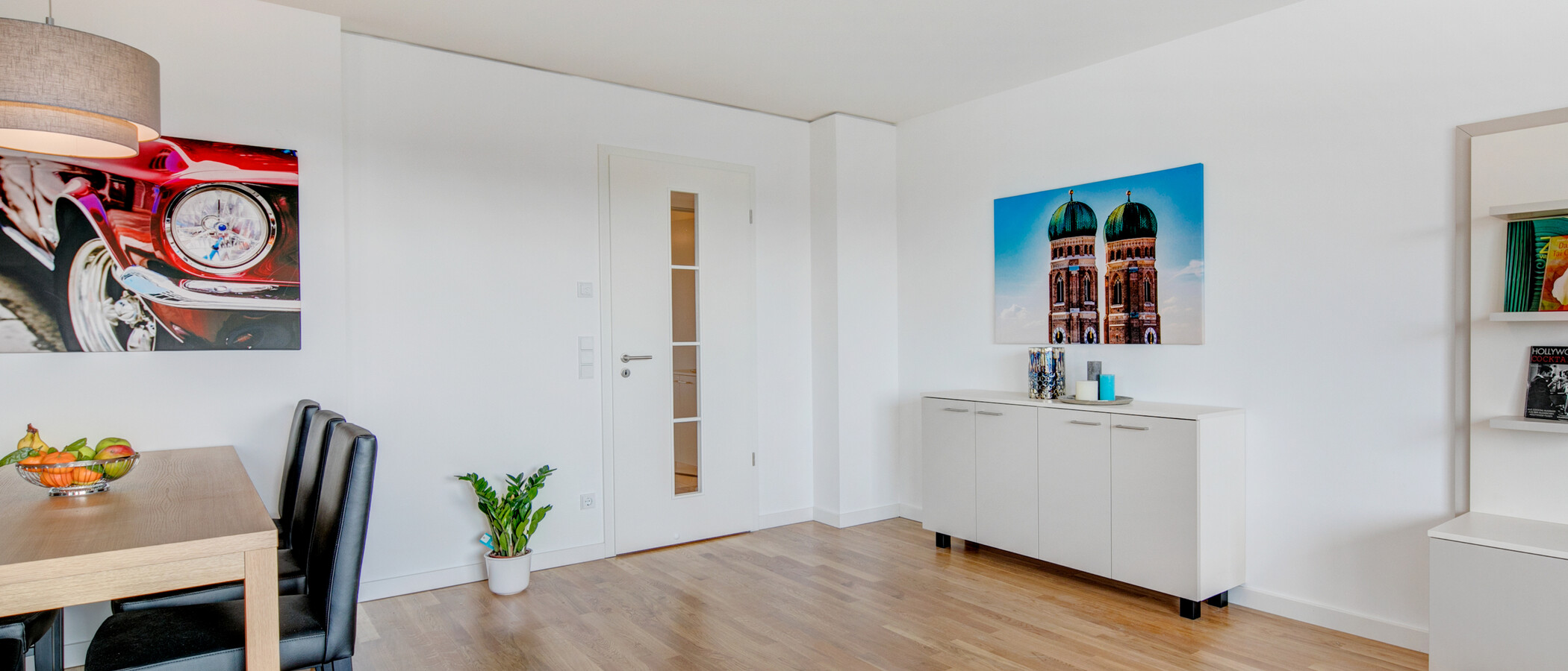 мансардная квартира München Am Hart 03 гостиная 10439