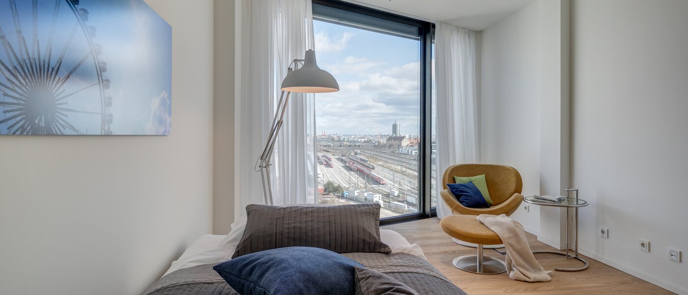 квартира München Nymphenburg 03 3-я спальная комната 10451