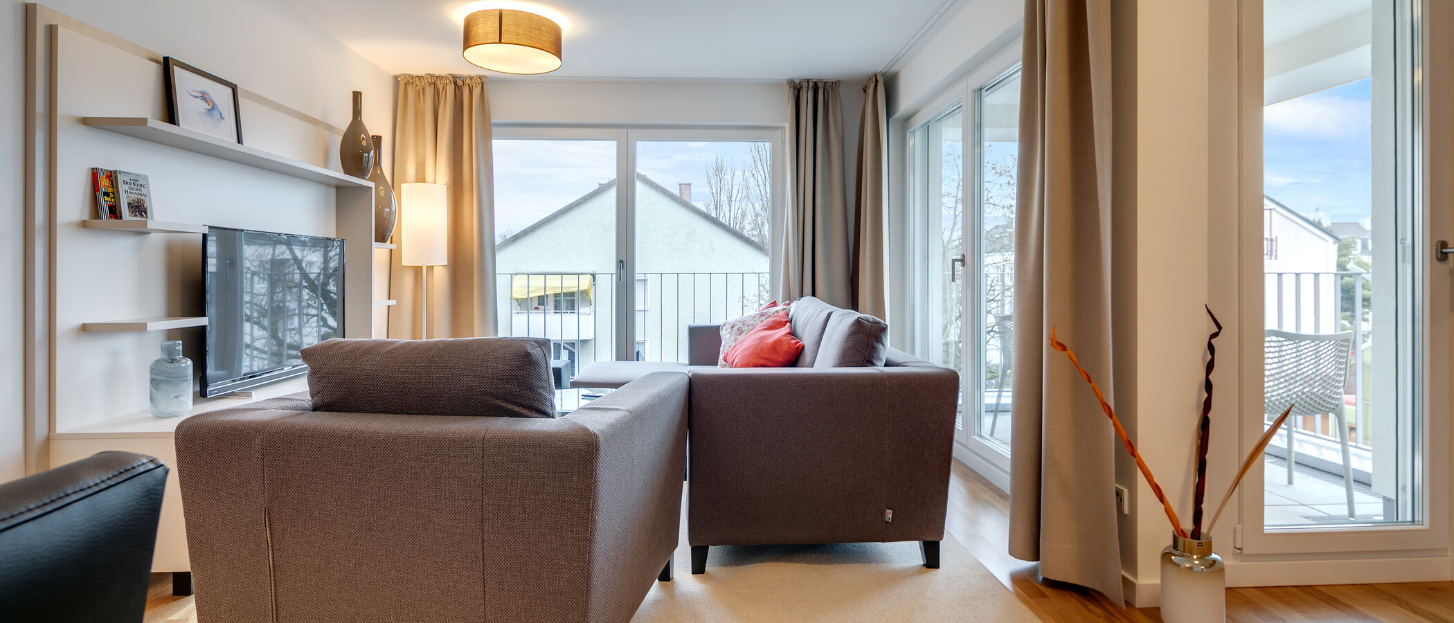 квартира München Am Hart 04 гостиная 10454
