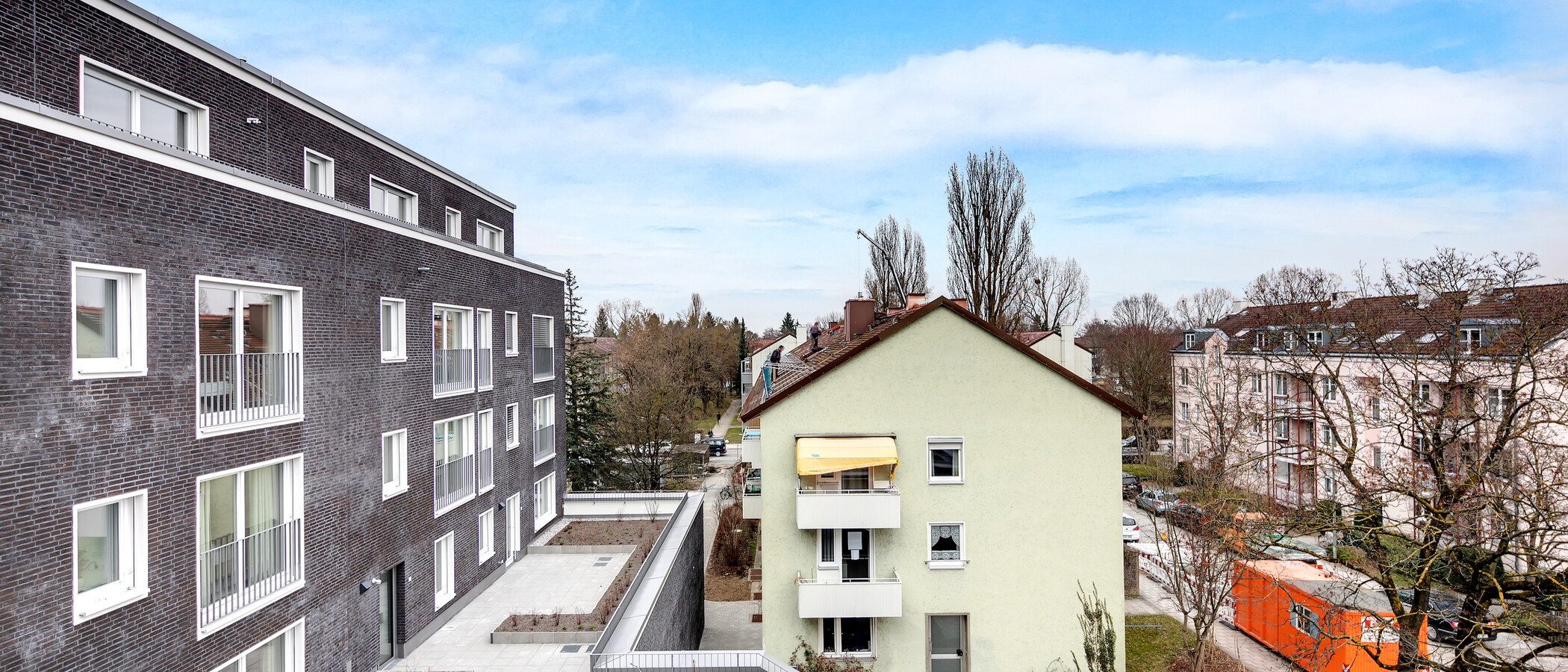 квартира München Am Hart 01 вид из окна 10454