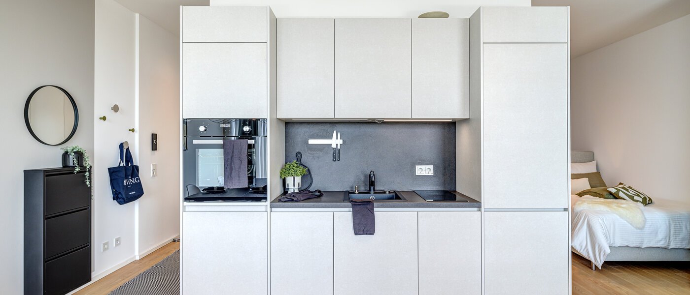 квартира München Nymphenburg 01 кухня 10455