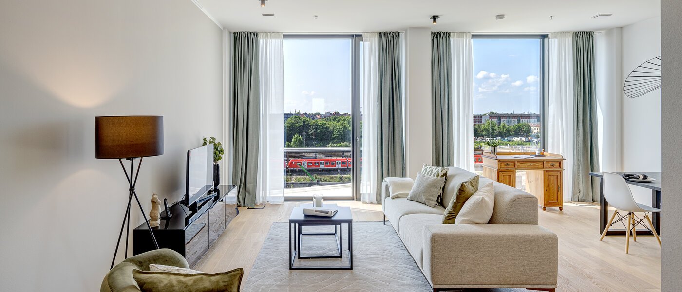 квартира München Nymphenburg 02 жилое пространство 10455