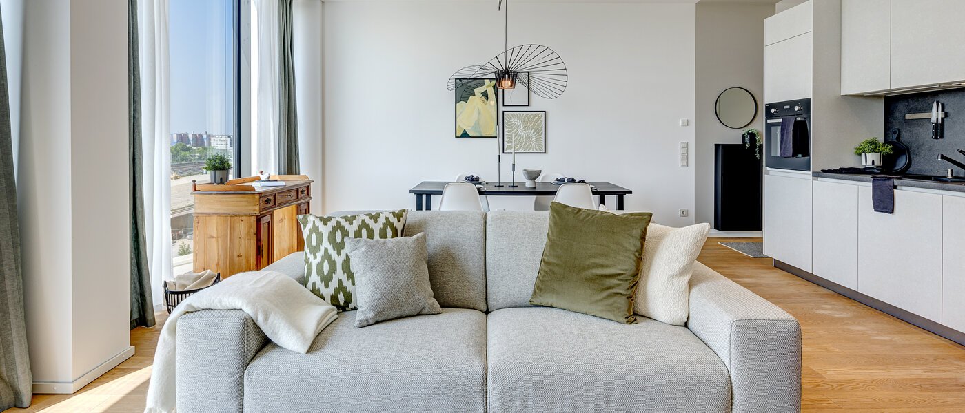 квартира München Nymphenburg 03 жилое пространство 10455