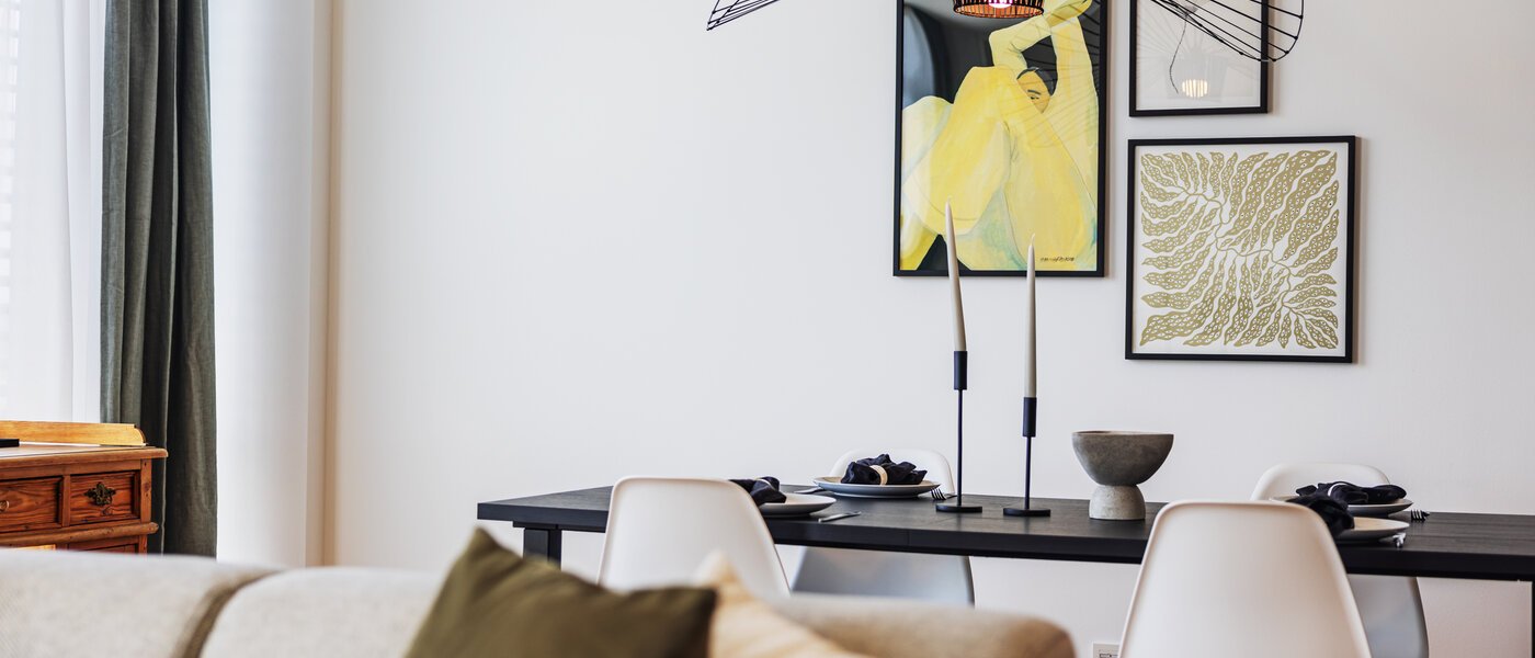 квартира München Nymphenburg 04 жилое пространство 10455