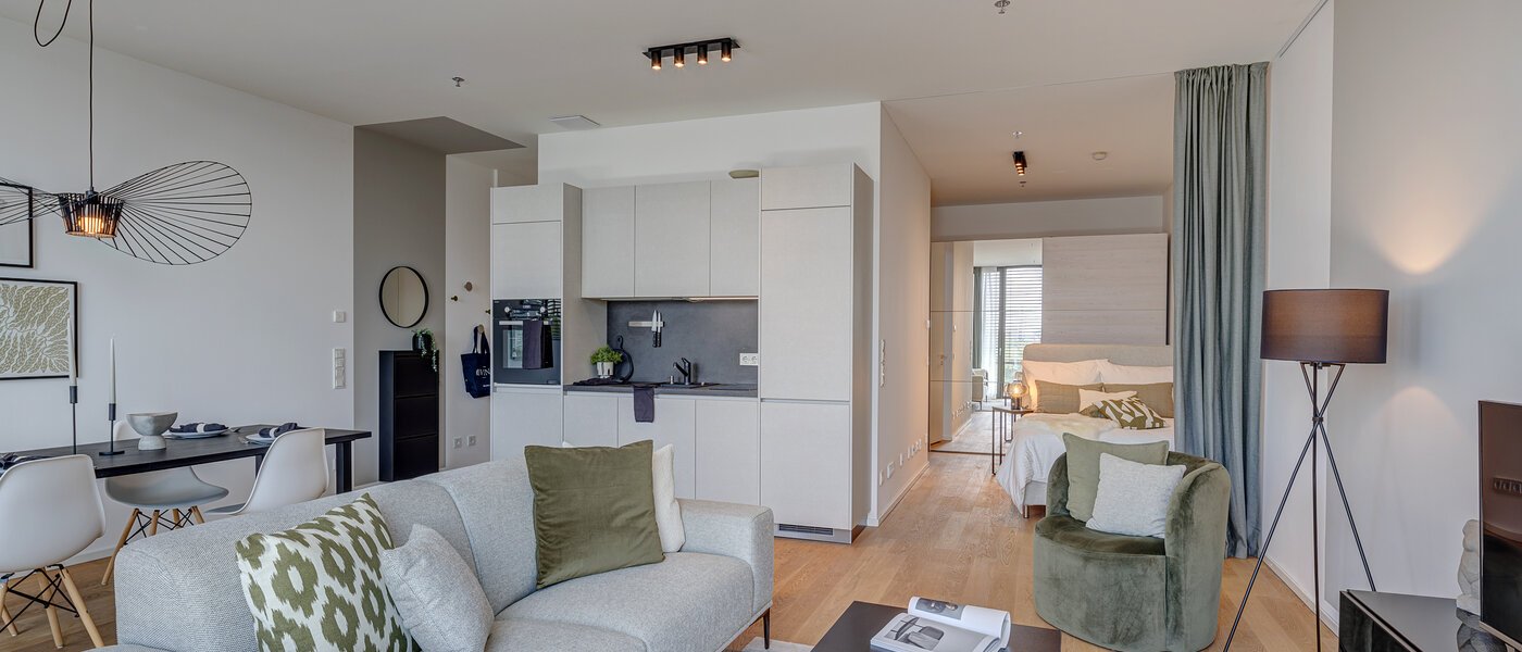 квартира München Nymphenburg 06 жилое пространство 10455