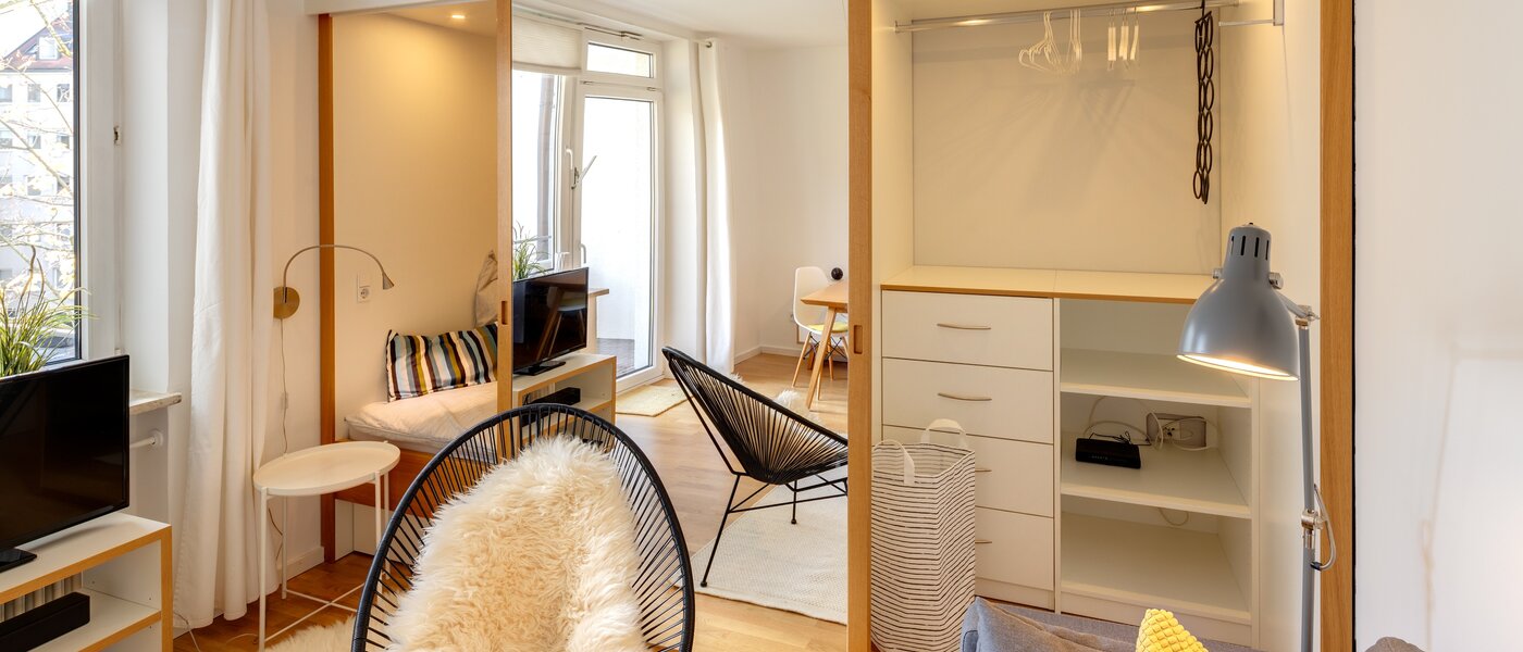 квартира München Schwabing-West (rund um den Hohenzollernplatz) 03 жилое пространство 10458