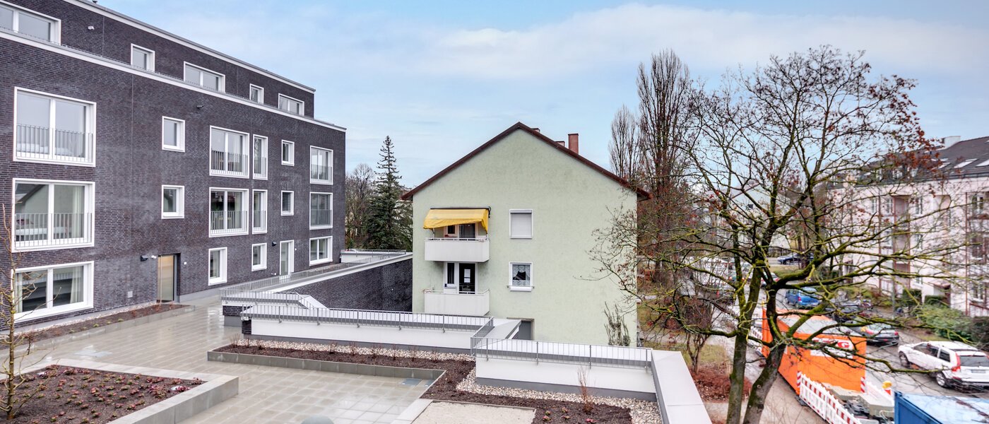 квартира München Am Hart 02 вид из окна 10469