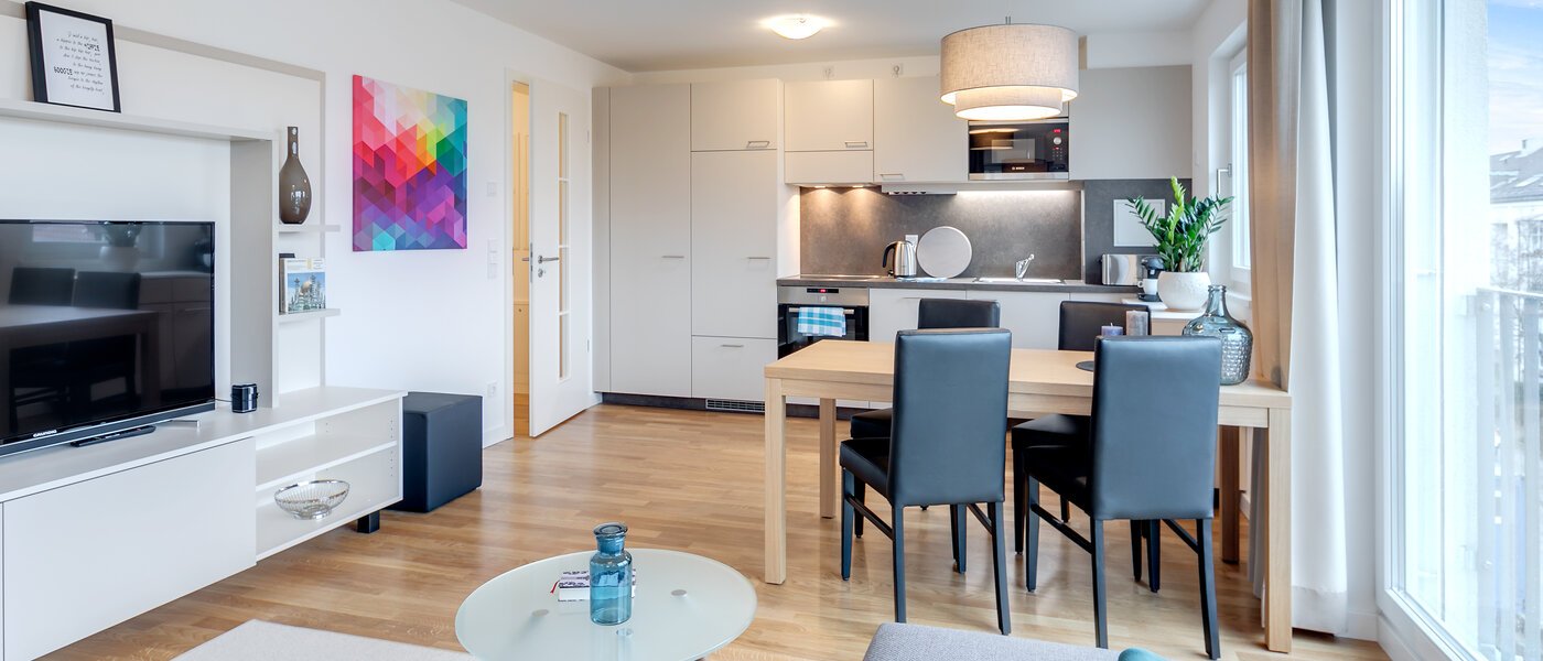 квартира München Am Hart 04 гостиная 10475