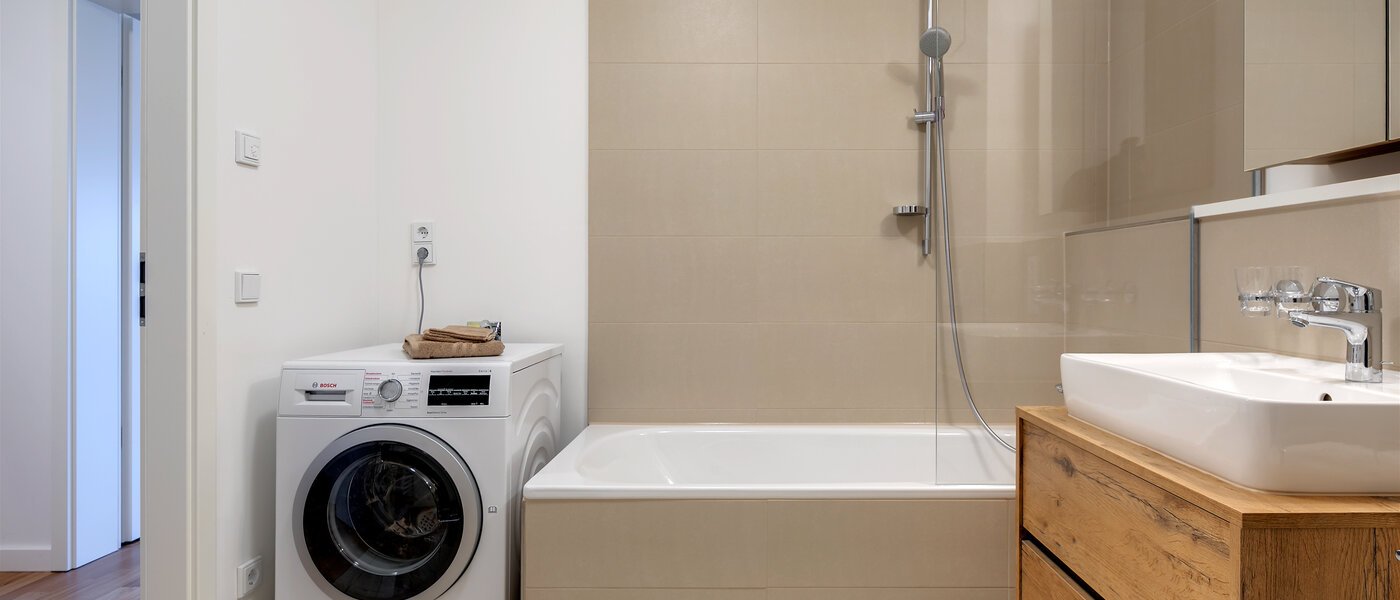 квартира München Am Hart 01 ванная комната 10475