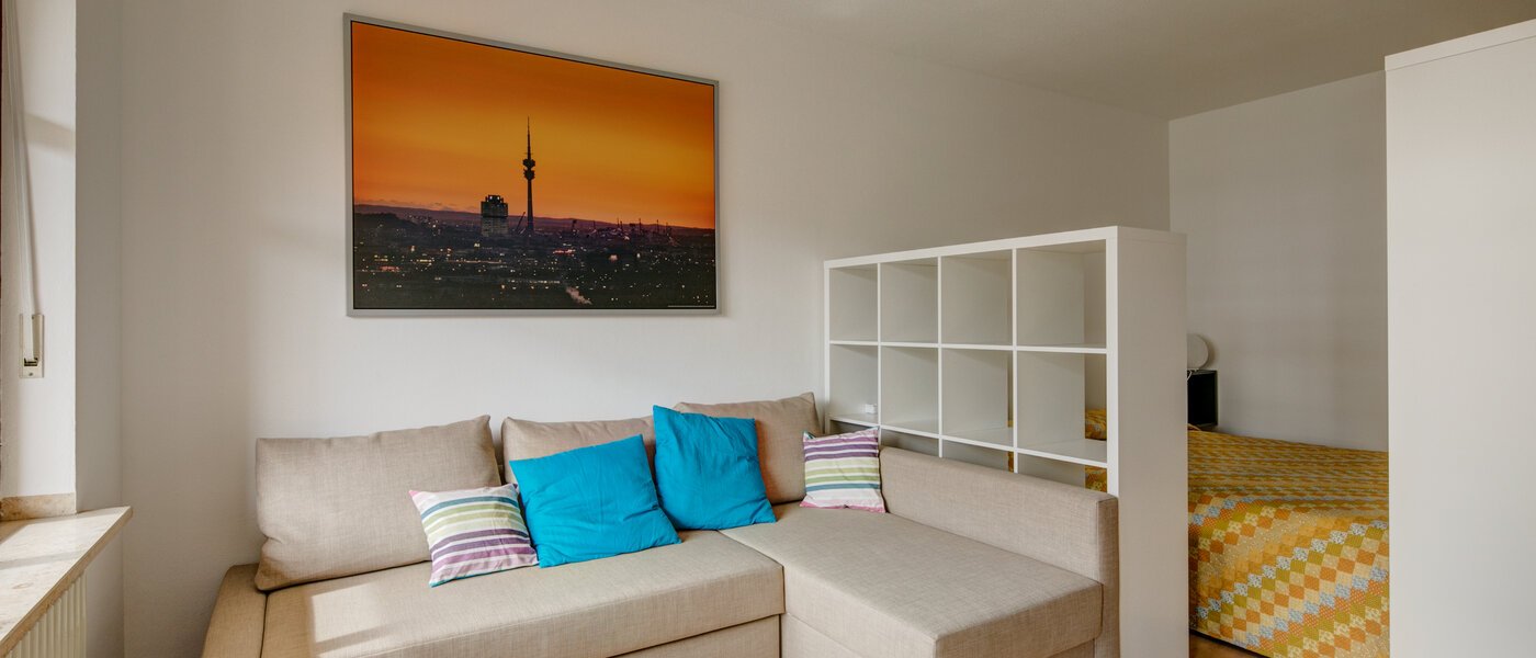 квартира München Berg am Laim 01 гостиная 10487