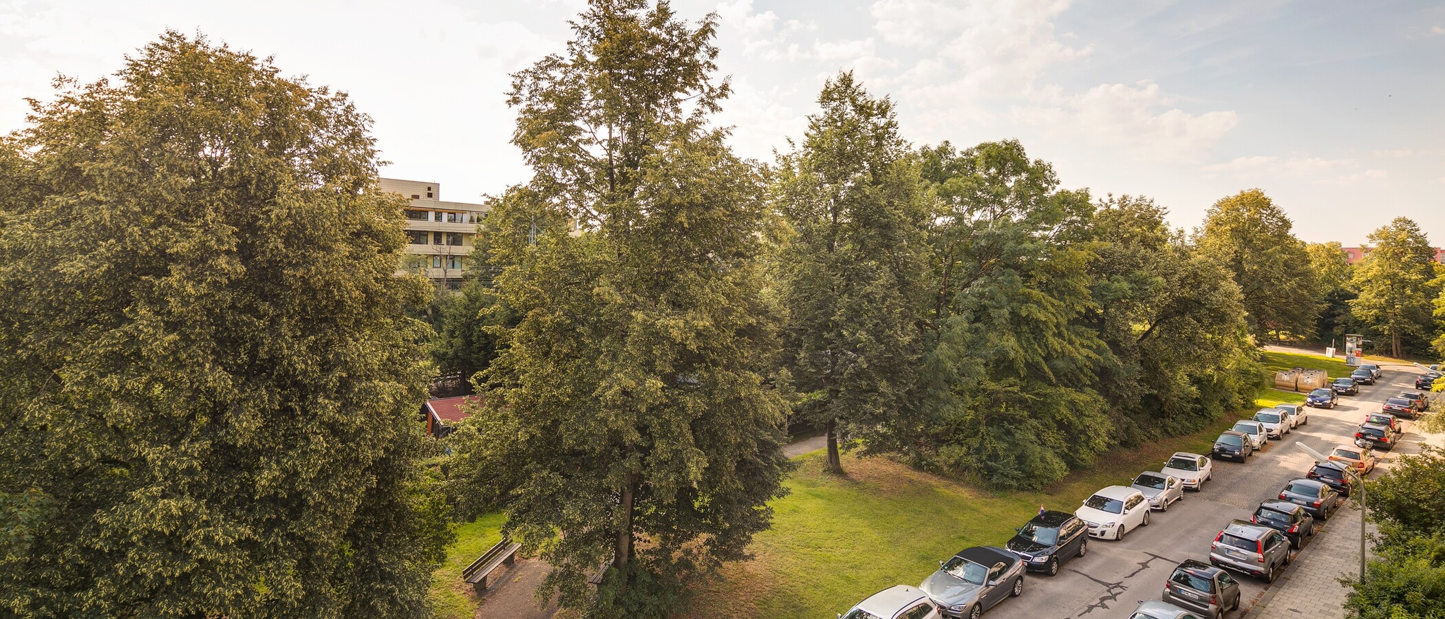 квартира München Sendling-Westpark 03 вид из окна 10496
