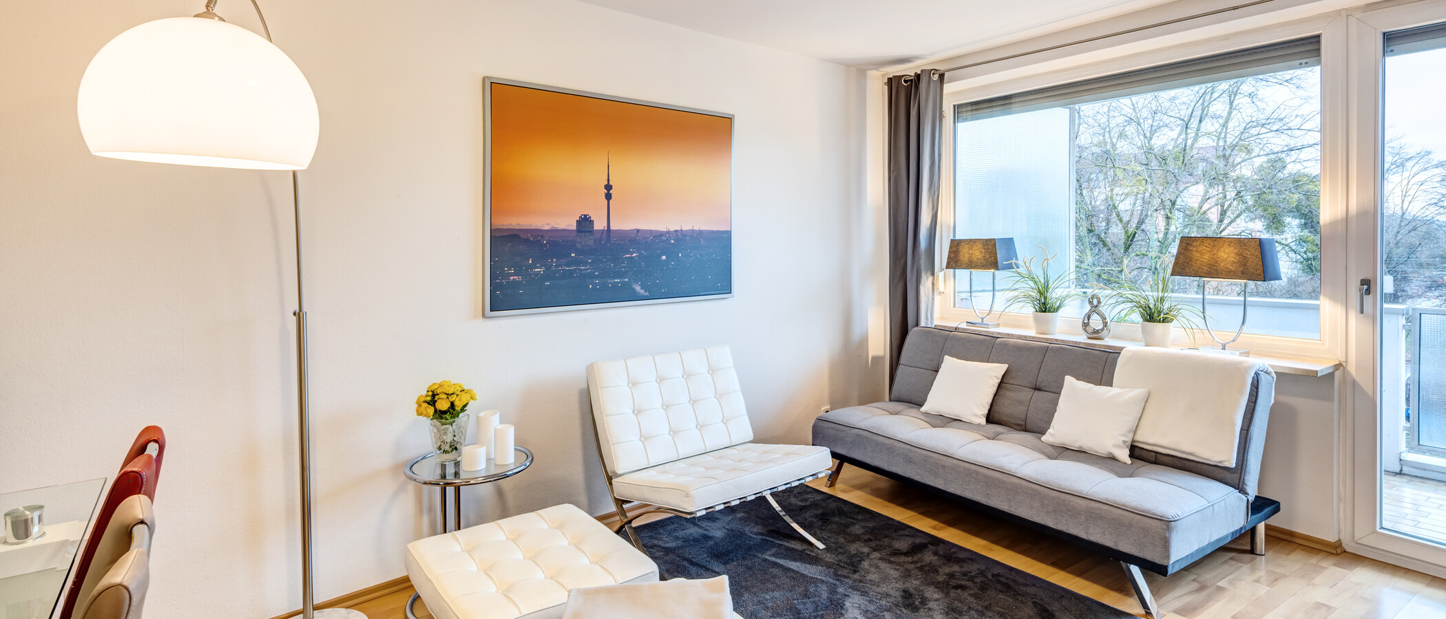 квартира München Sendling-Westpark 04 жилое пространство 10496