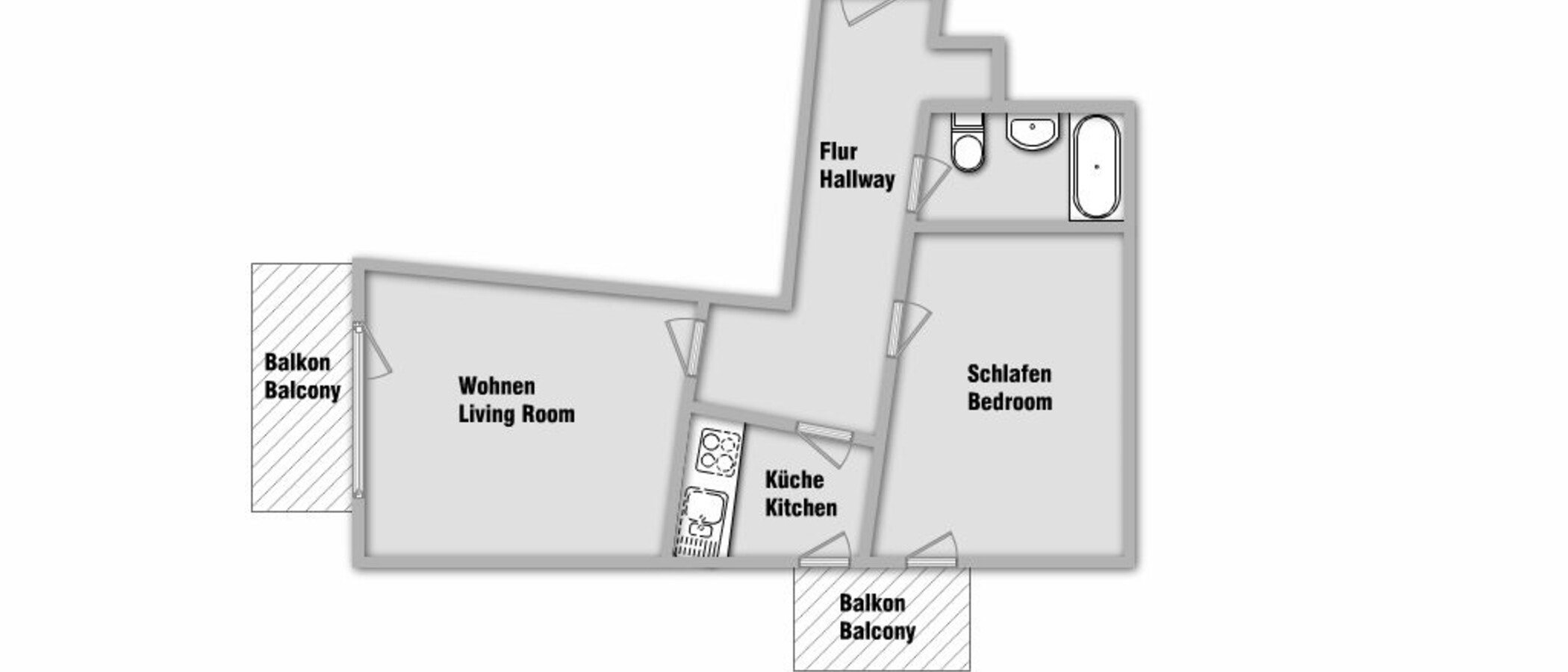 квартира München Sendling-Westpark 01 план этажа 10496