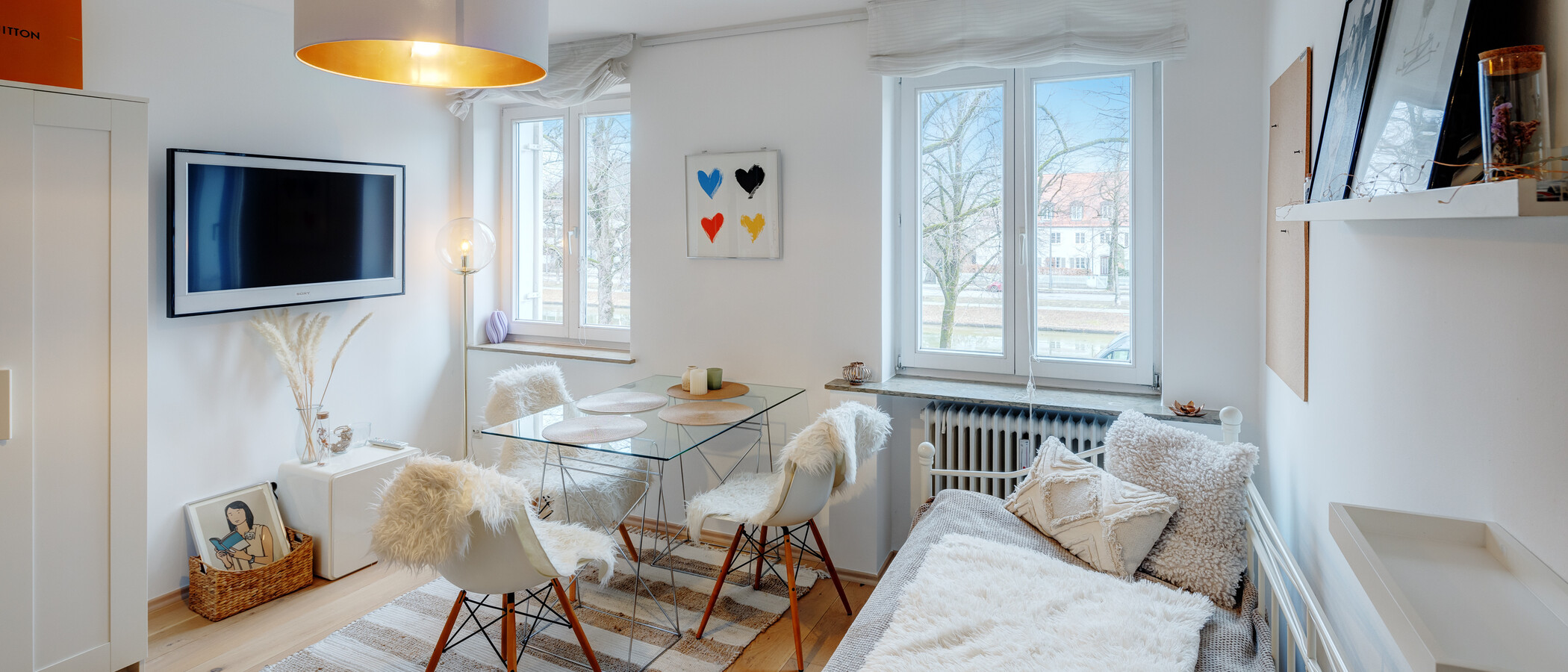 квартира München Nymphenburg 02 жилое пространство 10508