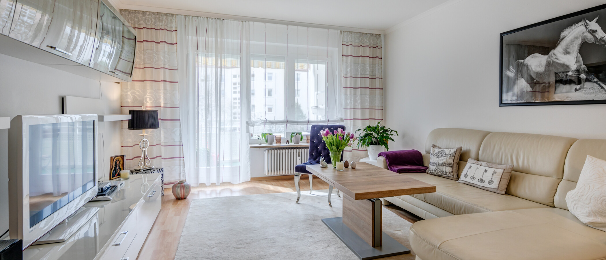 квартира München Daglfing 01 гостиная 10514