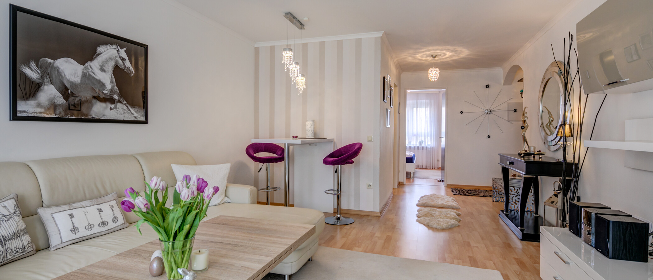 квартира München Daglfing 02 гостиная 10514