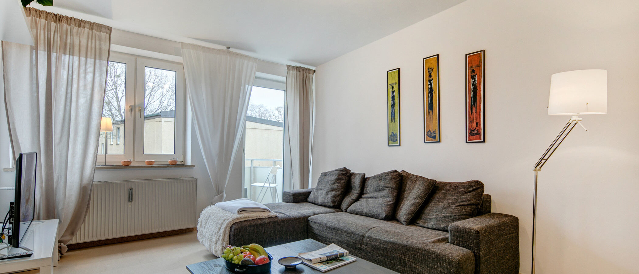 квартира München Parkstadt Bogenhausen 01 гостиная 10517