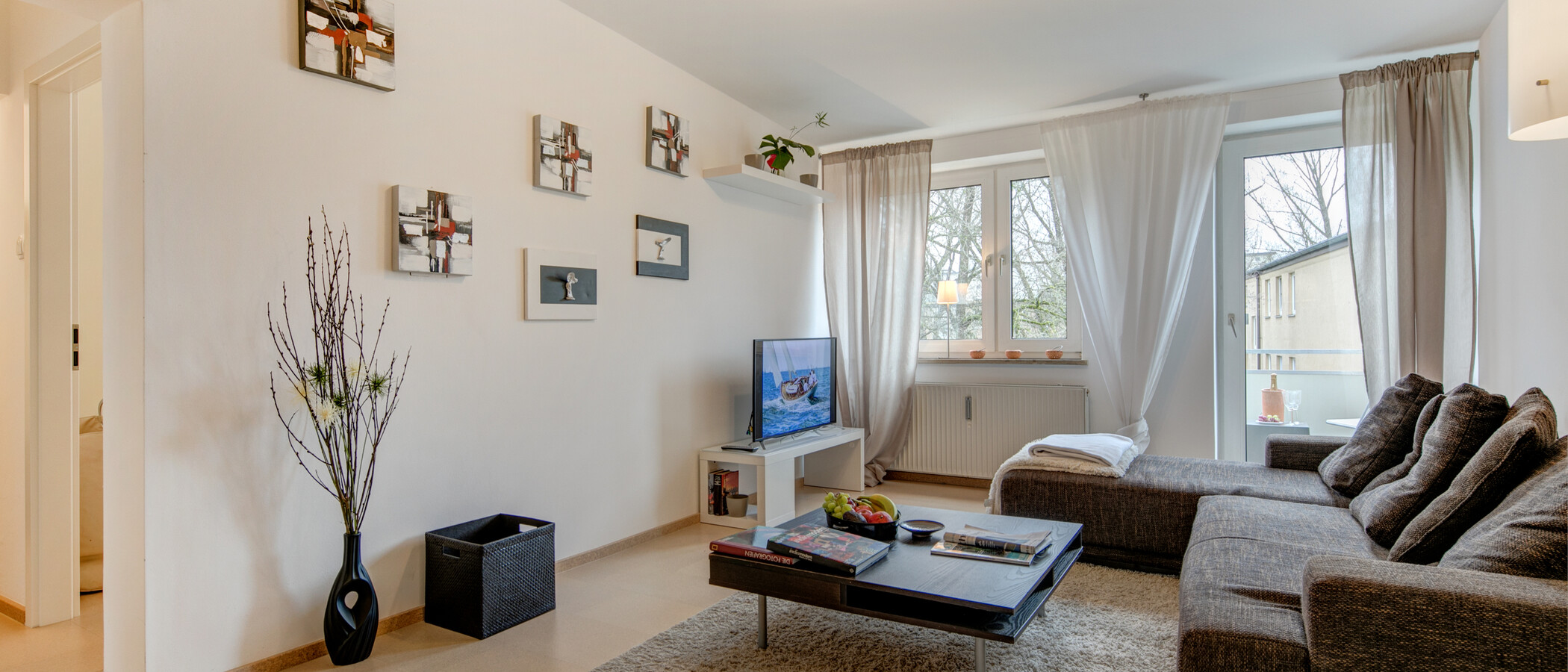 квартира München Parkstadt Bogenhausen 02 гостиная 10517