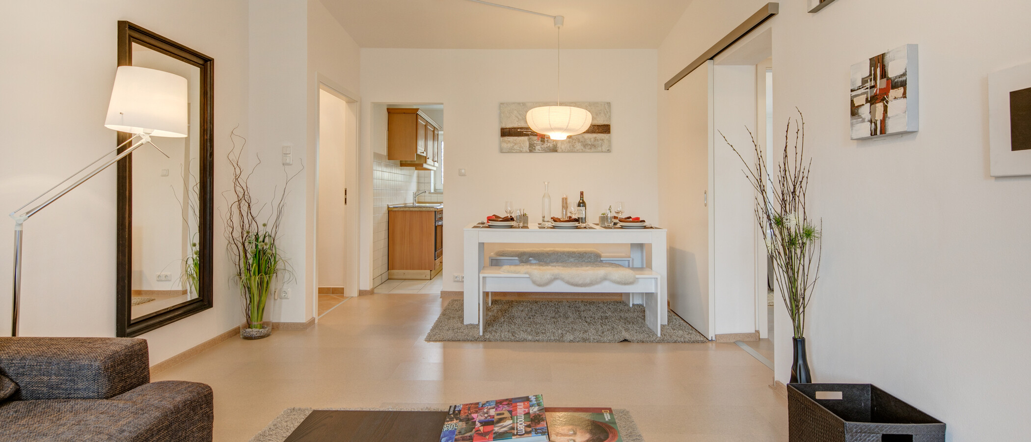 квартира München Parkstadt Bogenhausen 03 гостиная 10517