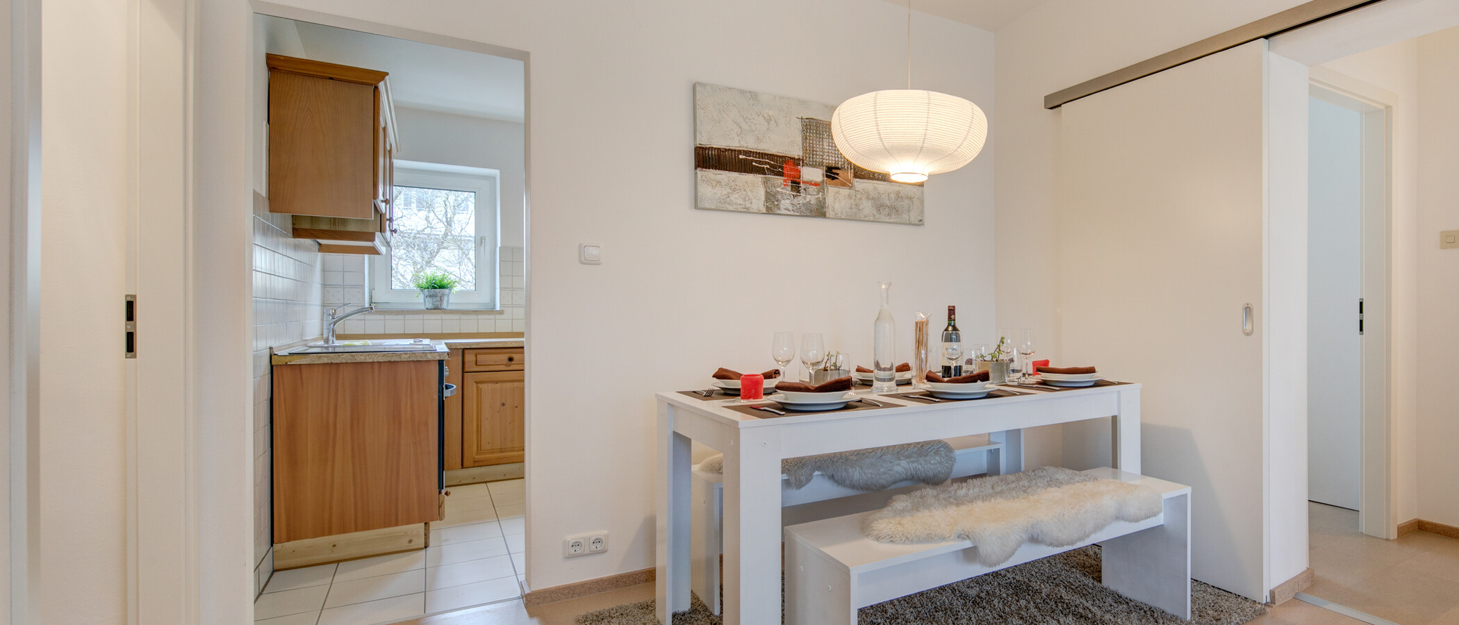 квартира München Parkstadt Bogenhausen 04 гостиная 10517