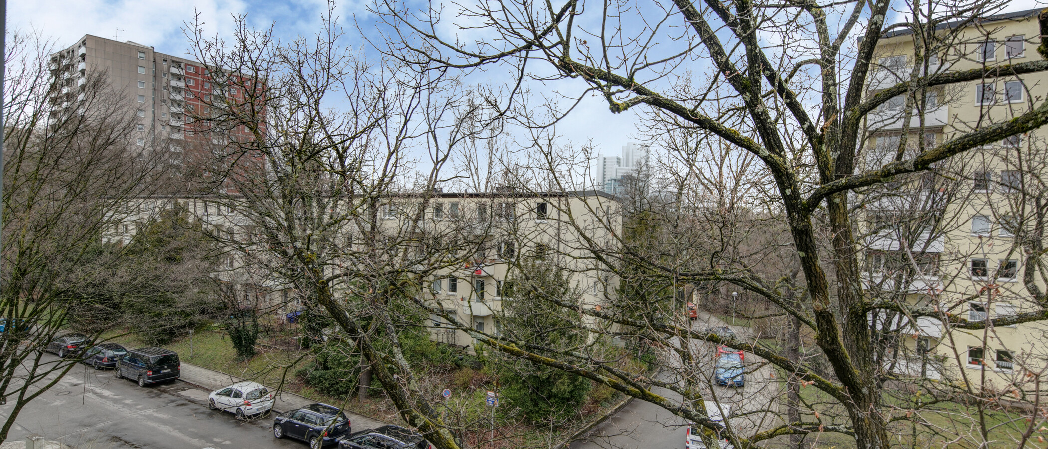 квартира München Parkstadt Bogenhausen 04 вид из окна 10517