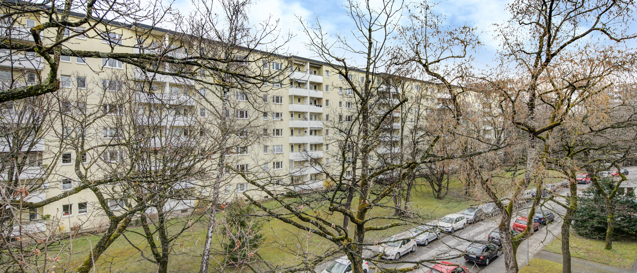 квартира München Parkstadt Bogenhausen 05 вид из окна 10517