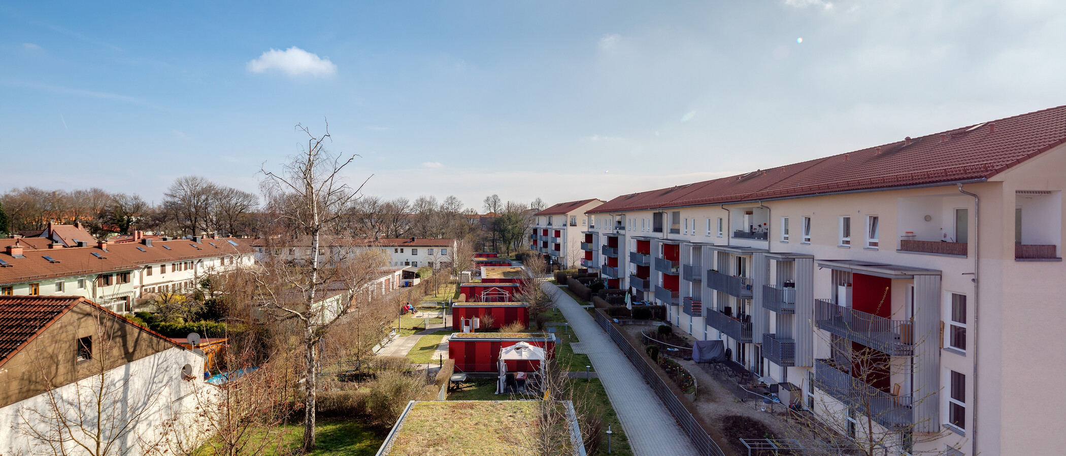 квартира München Am Hart 02 вид из окна 10520