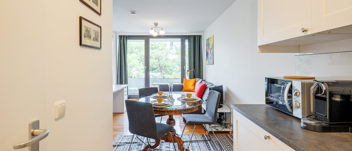 квартира München Nymphenburg 03 кухня 10522