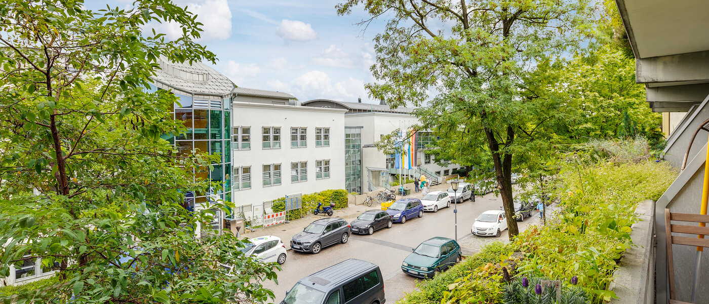 квартира München Nymphenburg 03 вид из окна 10522