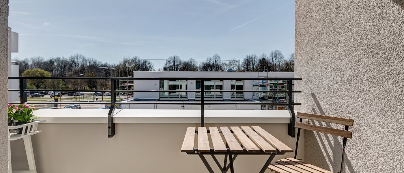 квартира München Altperlach 01 вид из окна 10528