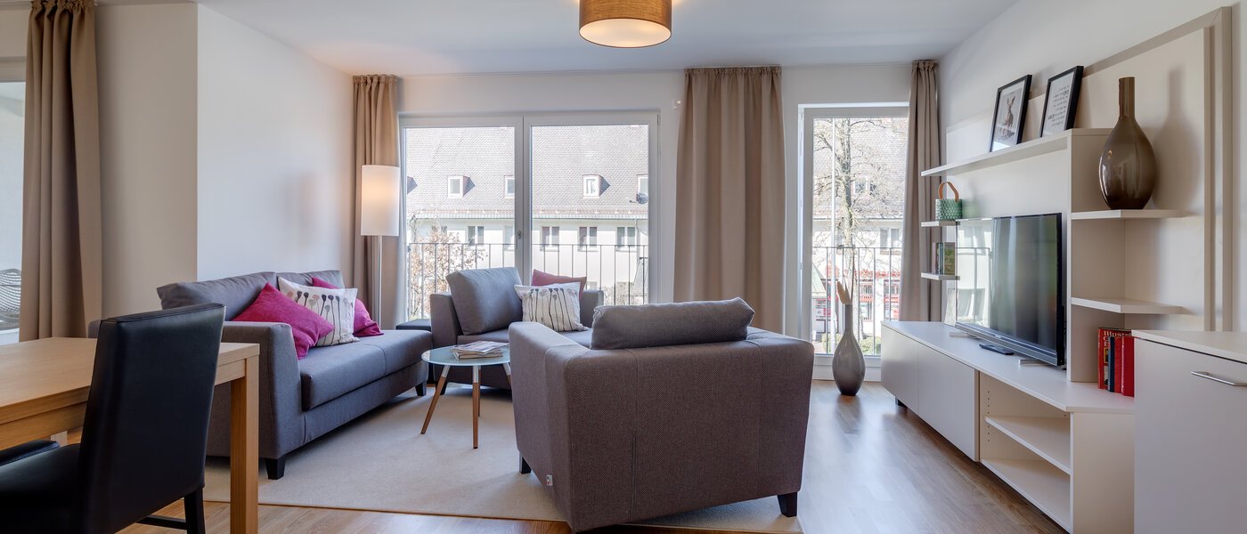 квартира München Am Hart 01 гостиная 10529