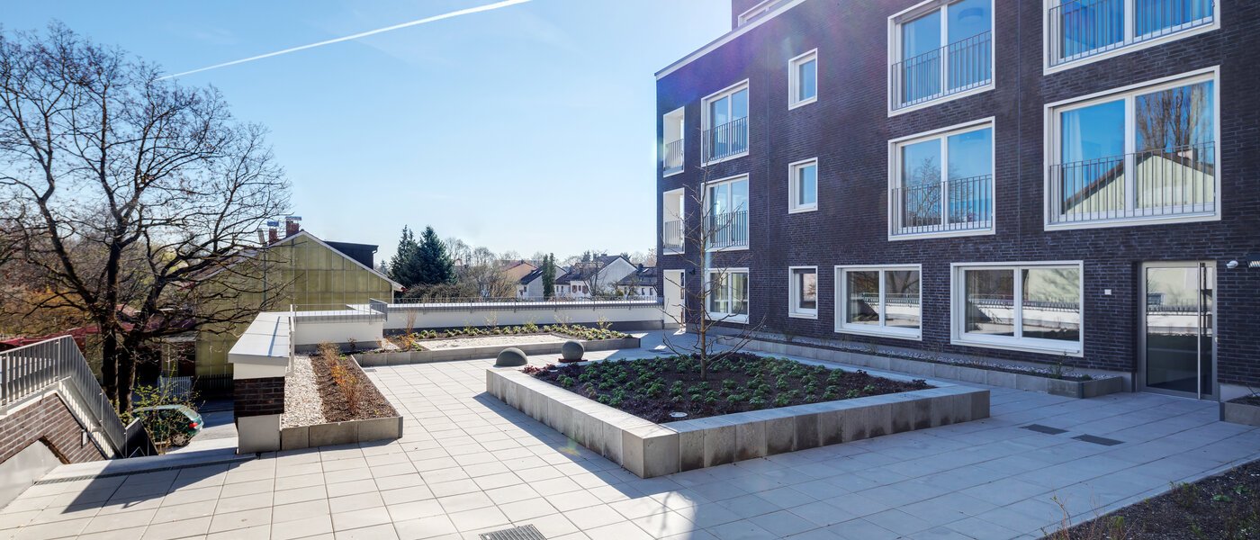 квартира München Am Hart 01 вид из окна 10529