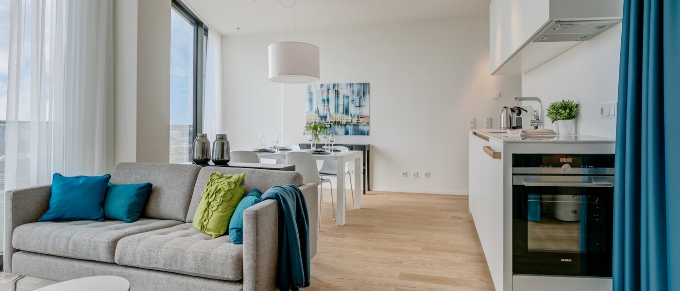 квартира München Nymphenburg 02 гостиная 10533