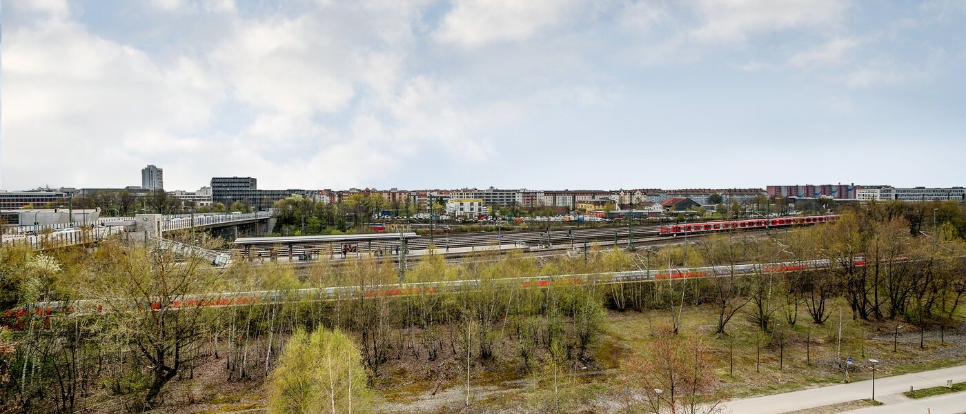 квартира München Nymphenburg 01 вид из окна 10533