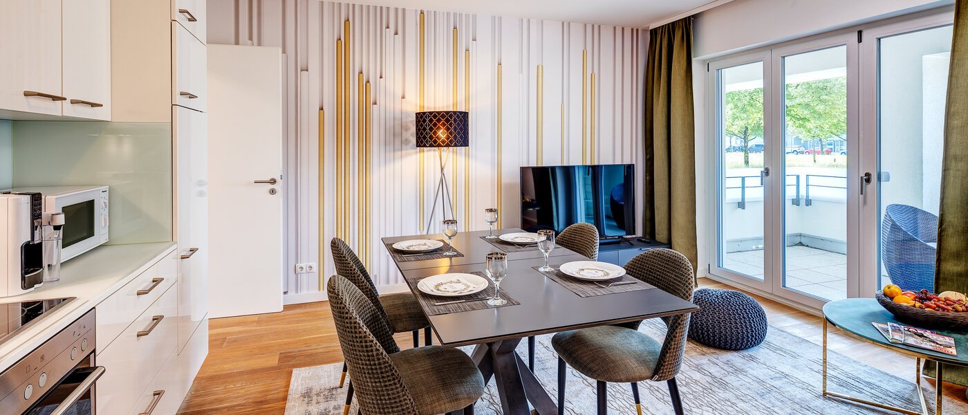 квартира München Messestadt Riem 01 жилое пространство 10535