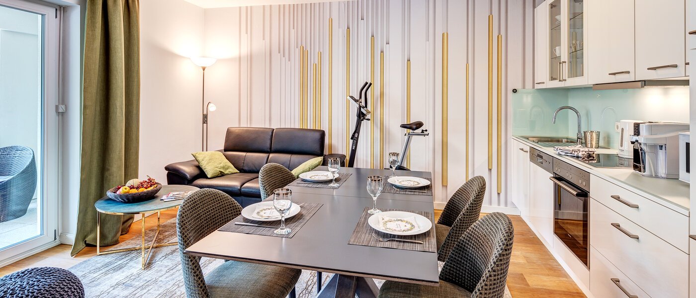 квартира München Messestadt Riem 03 жилое пространство 10535