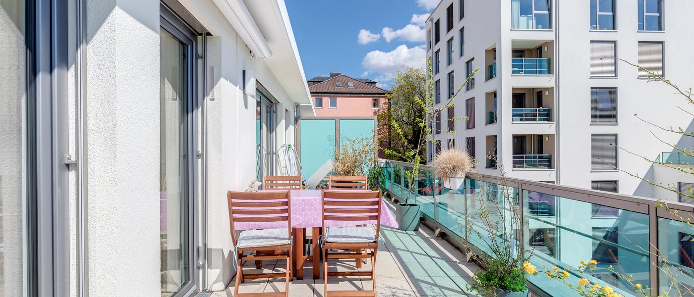 квартира München Mittersendling 03 терраса 10537