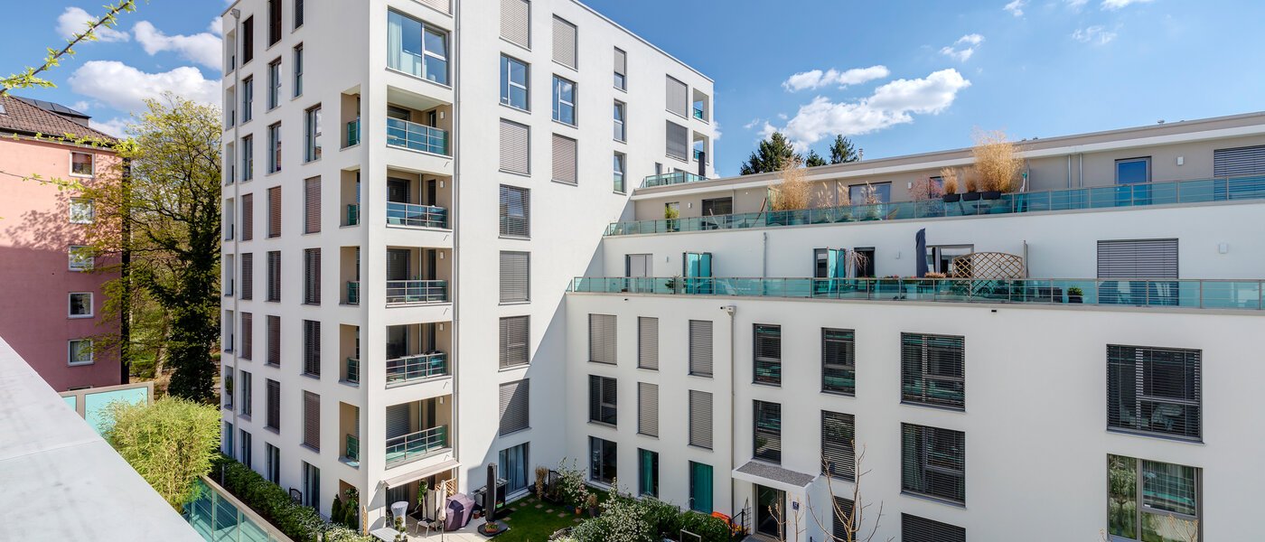 квартира München Mittersendling 02 вид из окна 10537