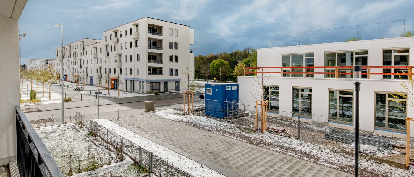 квартира München Perlach 01 вид из окна 10541