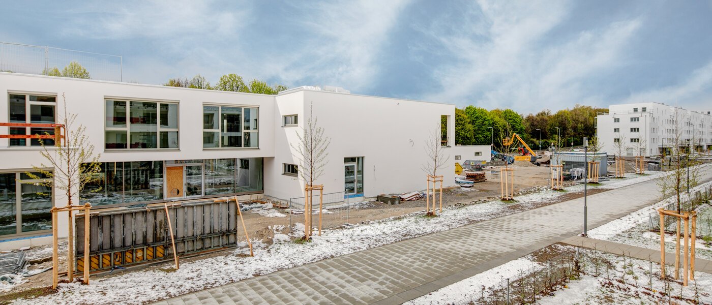 квартира München Perlach 02 вид из окна 10541