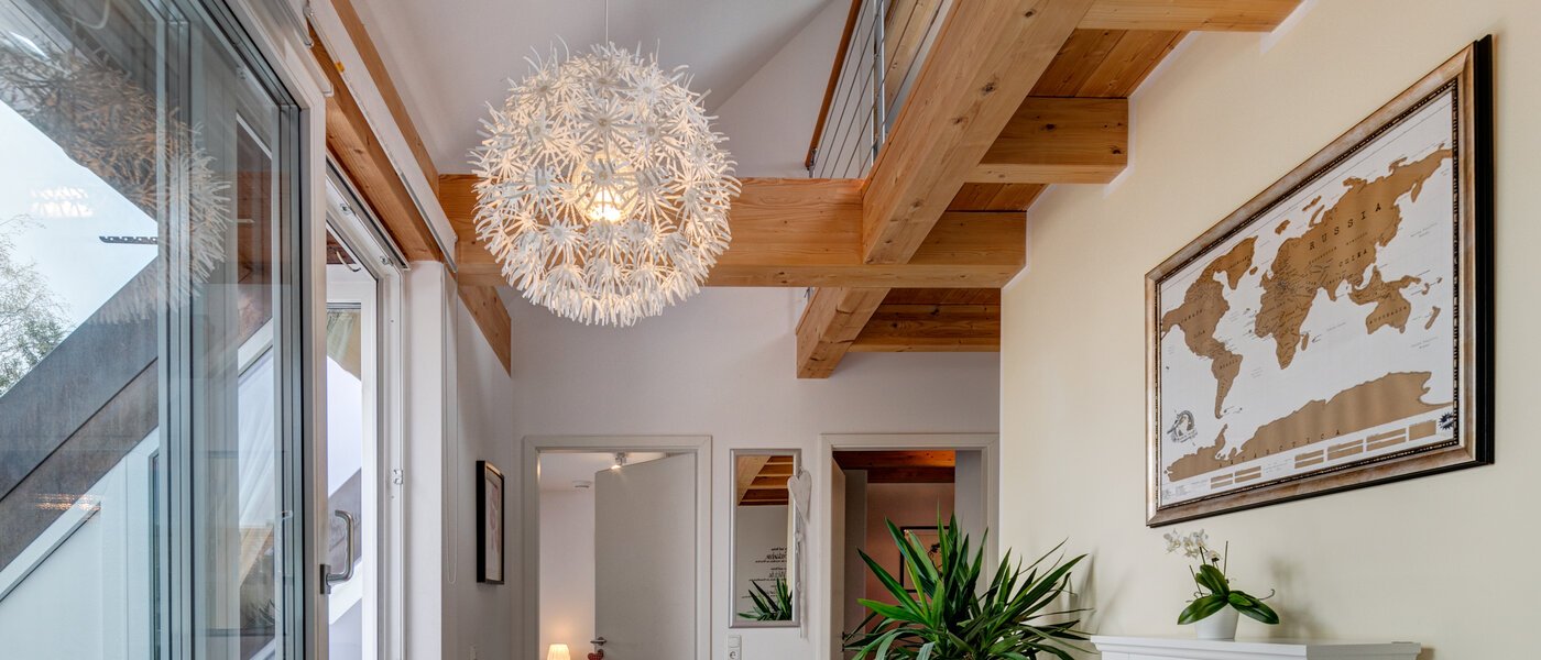 мансардная квартира München Obersendling 05 коридор 10566