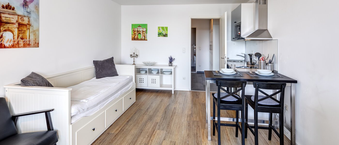 квартира München Olympiadorf 02 жилое пространство 10579