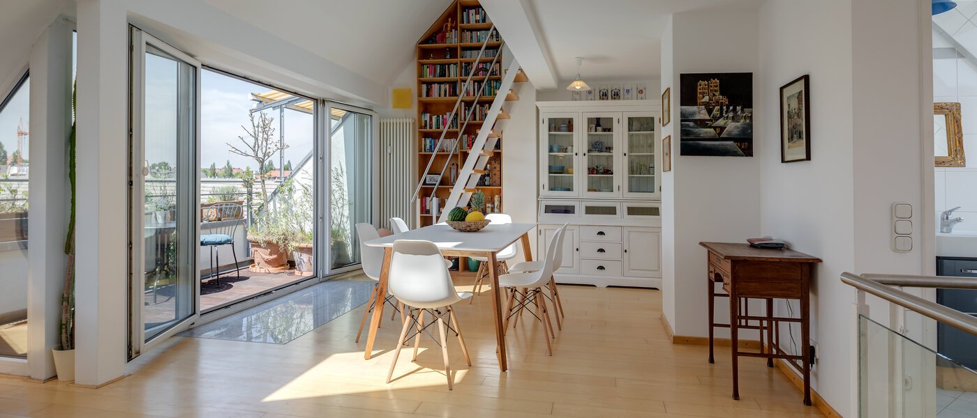 двухэтажная квартира München Sendling 05 гостиная 10582