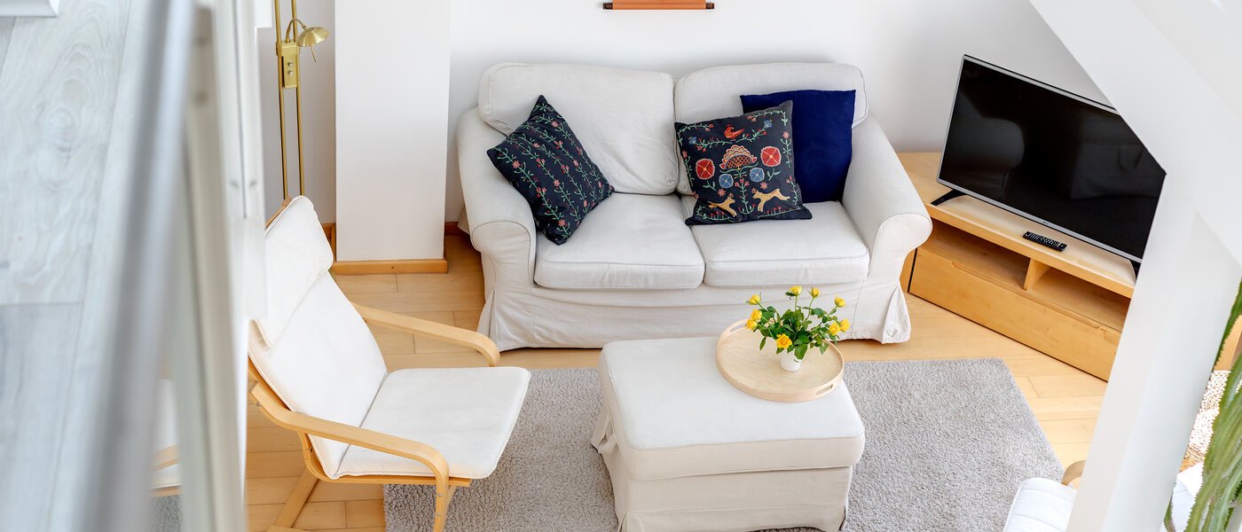 двухэтажная квартира München Sendling 07 гостиная 10582