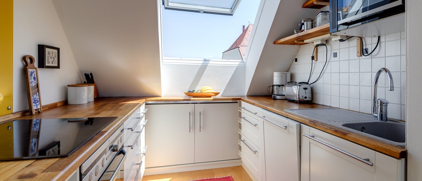 двухэтажная квартира München Sendling 01 кухня 10582