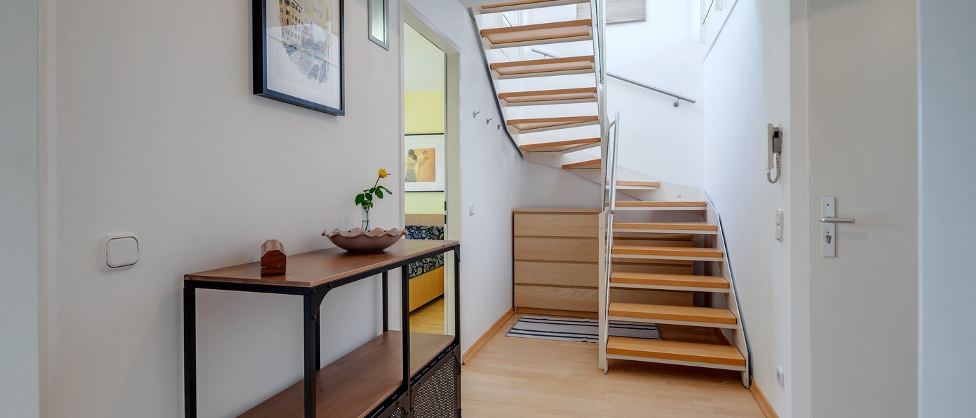 двухэтажная квартира München Sendling 02 коридор 10582