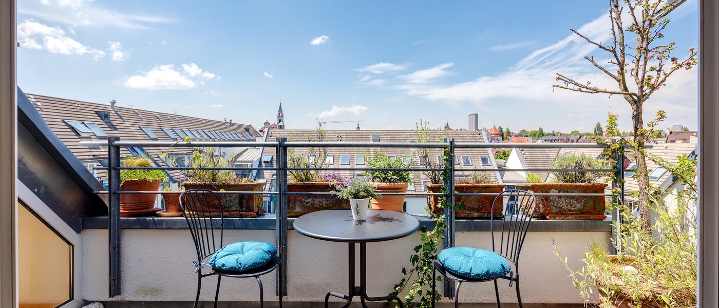 двухэтажная квартира München Sendling 02 терраса 10582